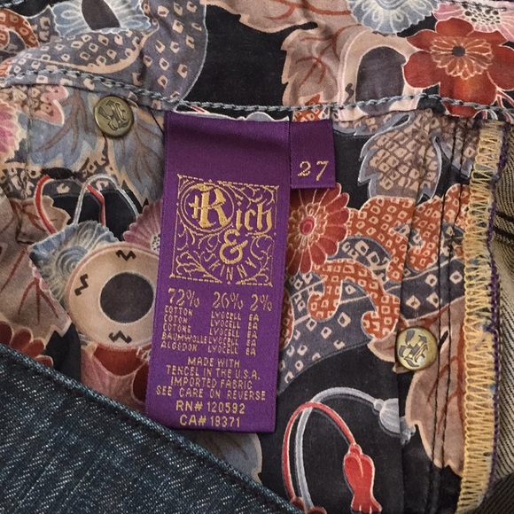 Rich & Skinny plaid denim - size 27 - Picture 7 of 7